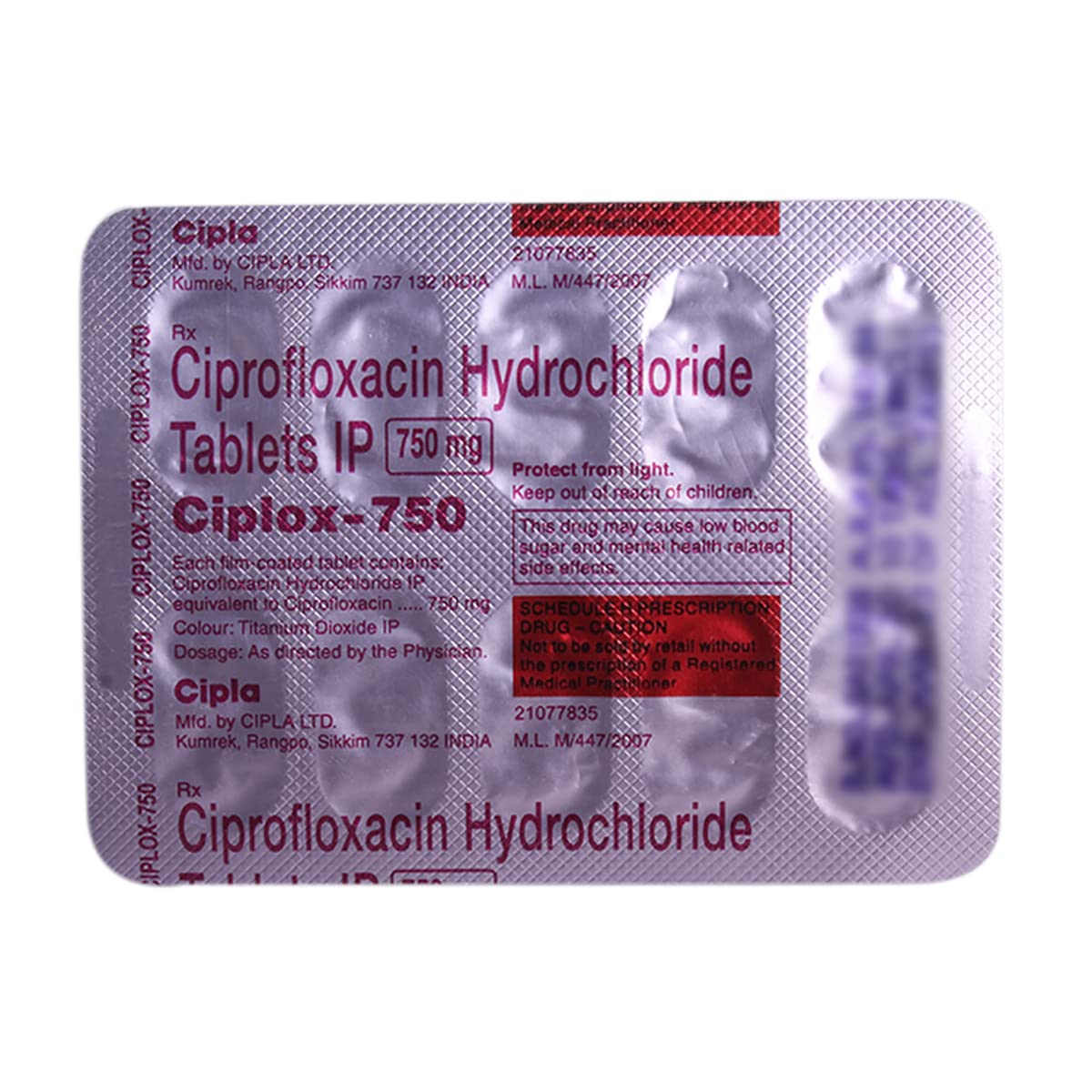 Cost Of Ciplox 500