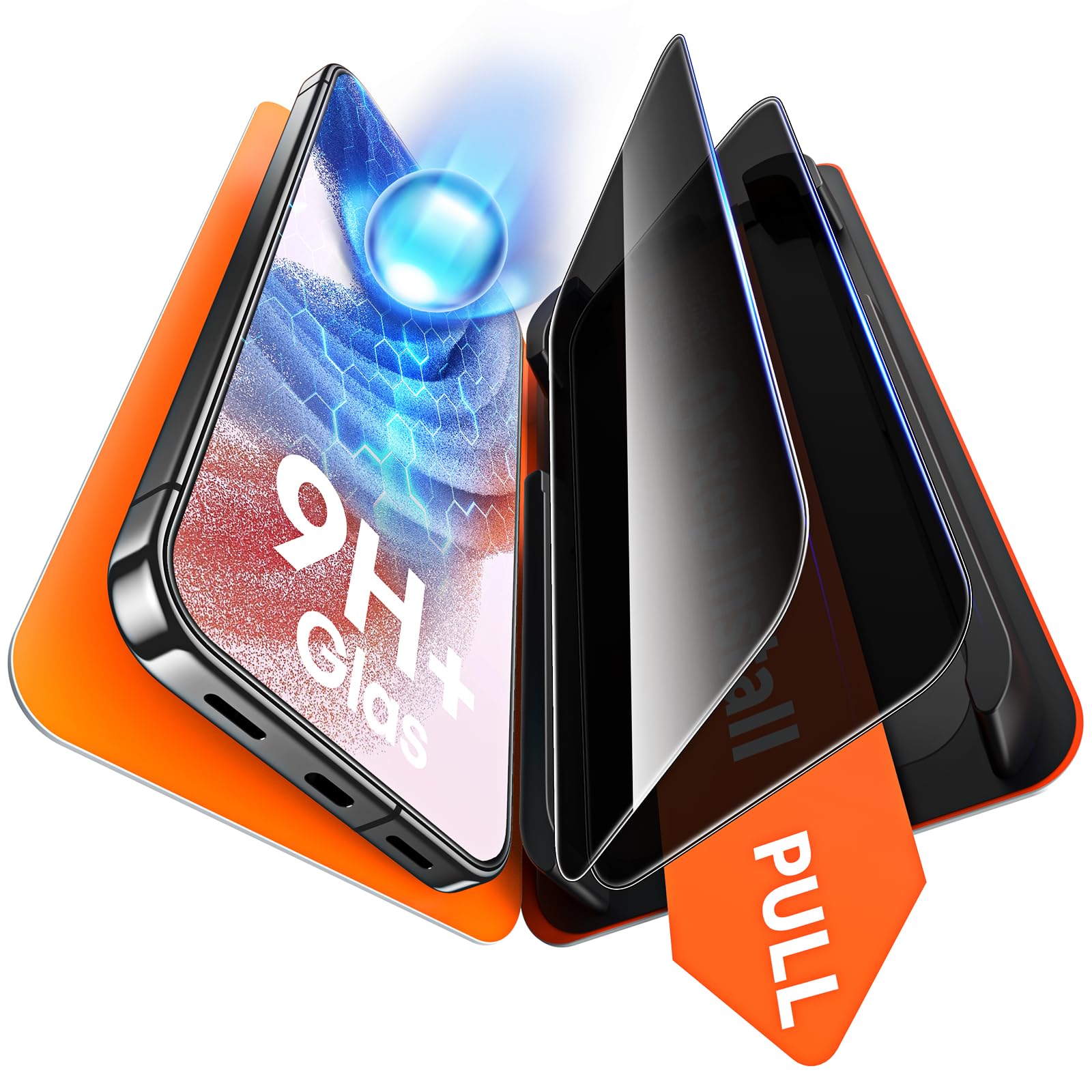 TAURI 2 Pack for Google Pixel 11 Pro Privacy Screen Protector