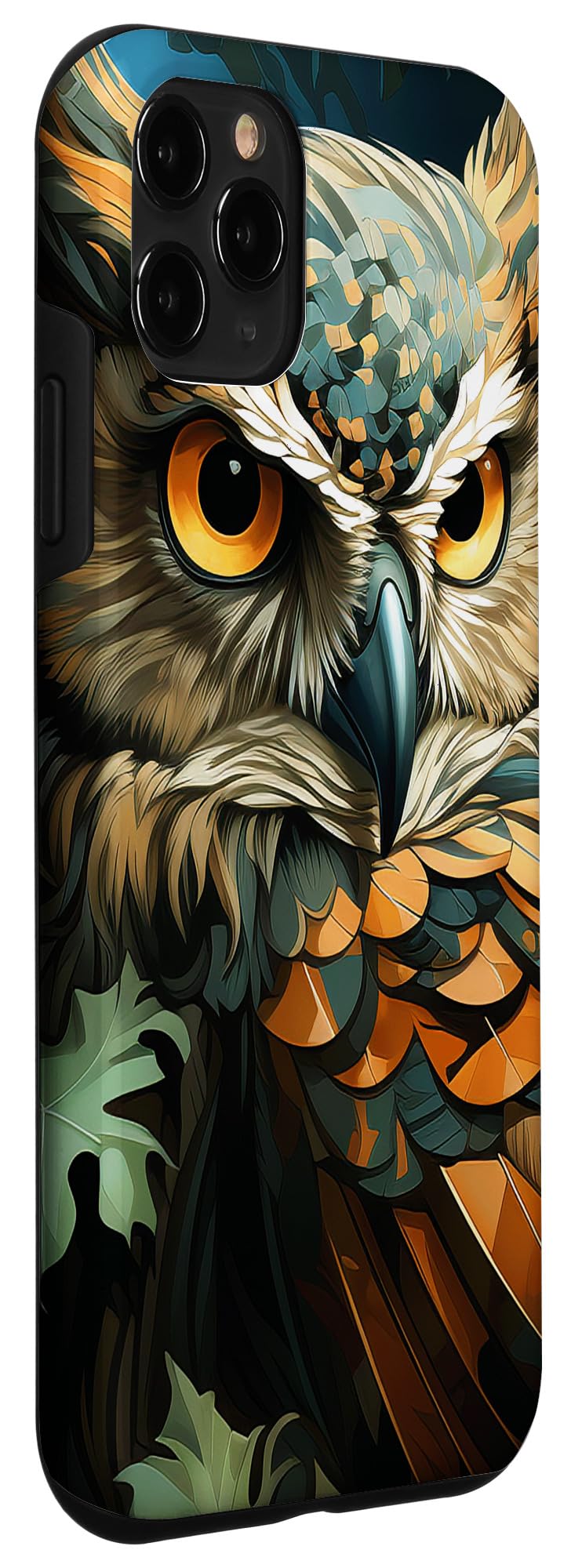 Owl Leaves Camouflage Graphic Case for iPhone 11 Pro - Image 3