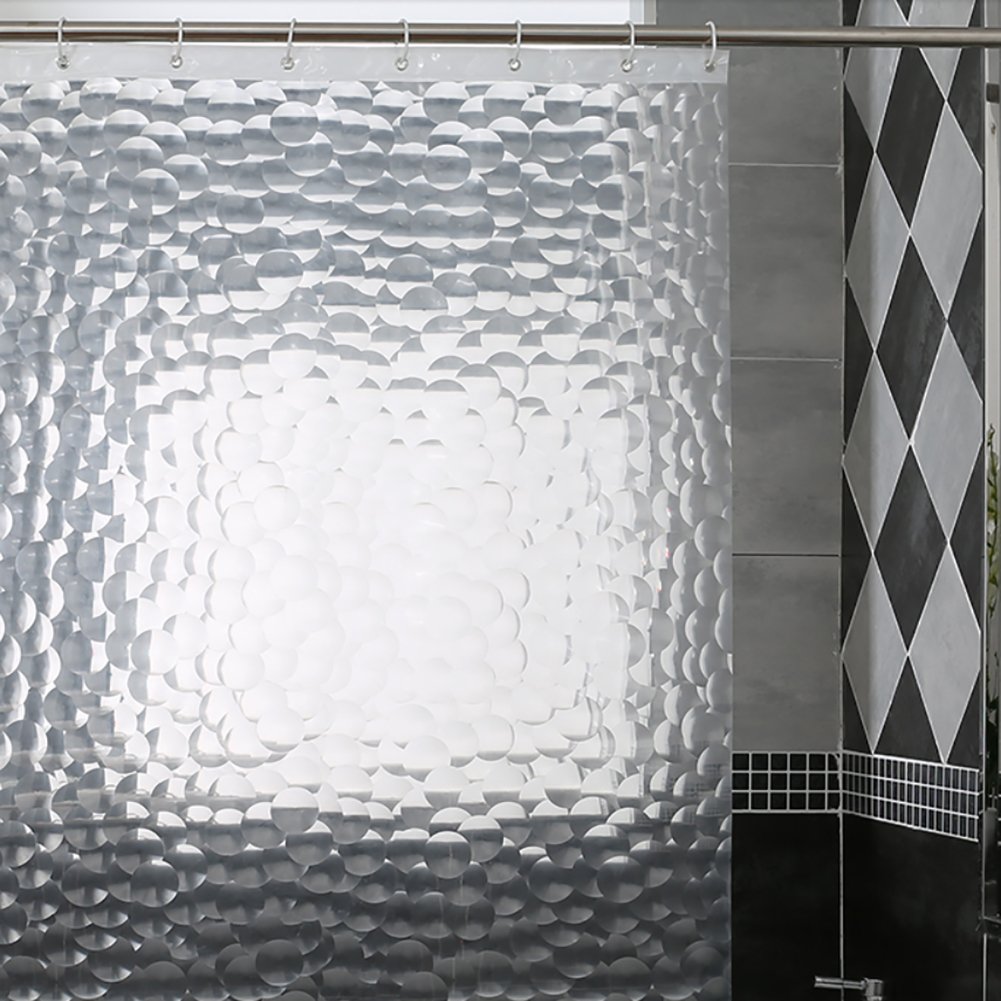 Rideau de douche anti-moisissure en tissu épais imperméable 180x240cm contre l'humidité