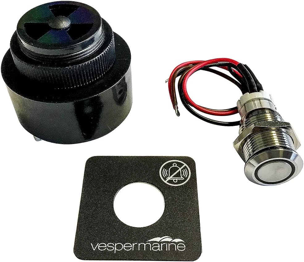 010-13274-10 - Aftermarket Replacement External smartAIS Alarm and Mute Switch Kit for Watchmate XB-8000 Compatible with Vesper
