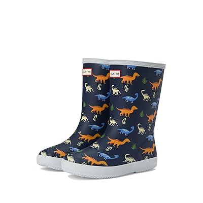 Hunter Kids First Classic Boots (Toddler/Little Kid) Kids Shoes Dark Blue Dino