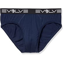Evolve Mens Stretch Luxe 3 Pack No Show Briefs
