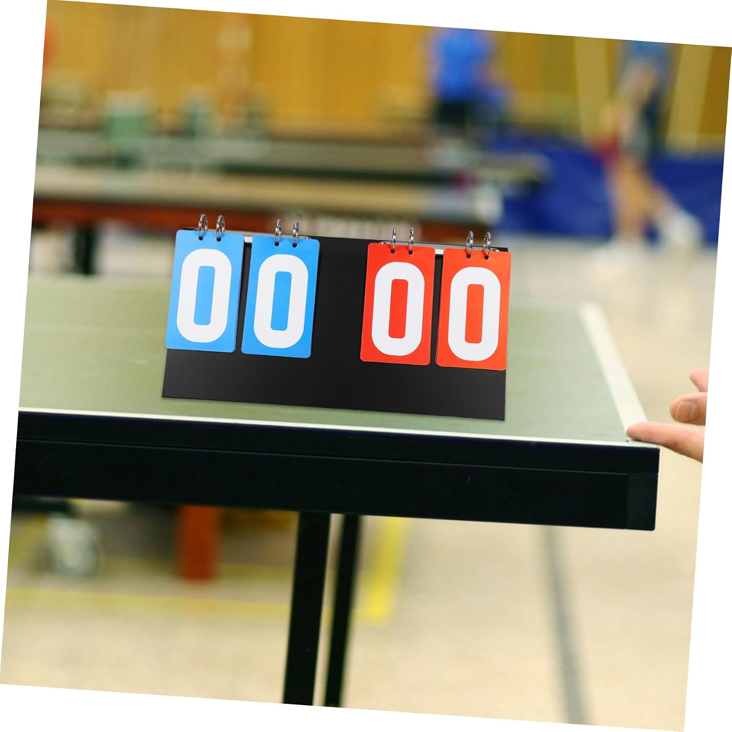 Portable Flip Scoreboard for Sports Durable Scorekeeper for Basketball Soccer Volleyball and More Convenient Tabletop Design with Readable Numbers