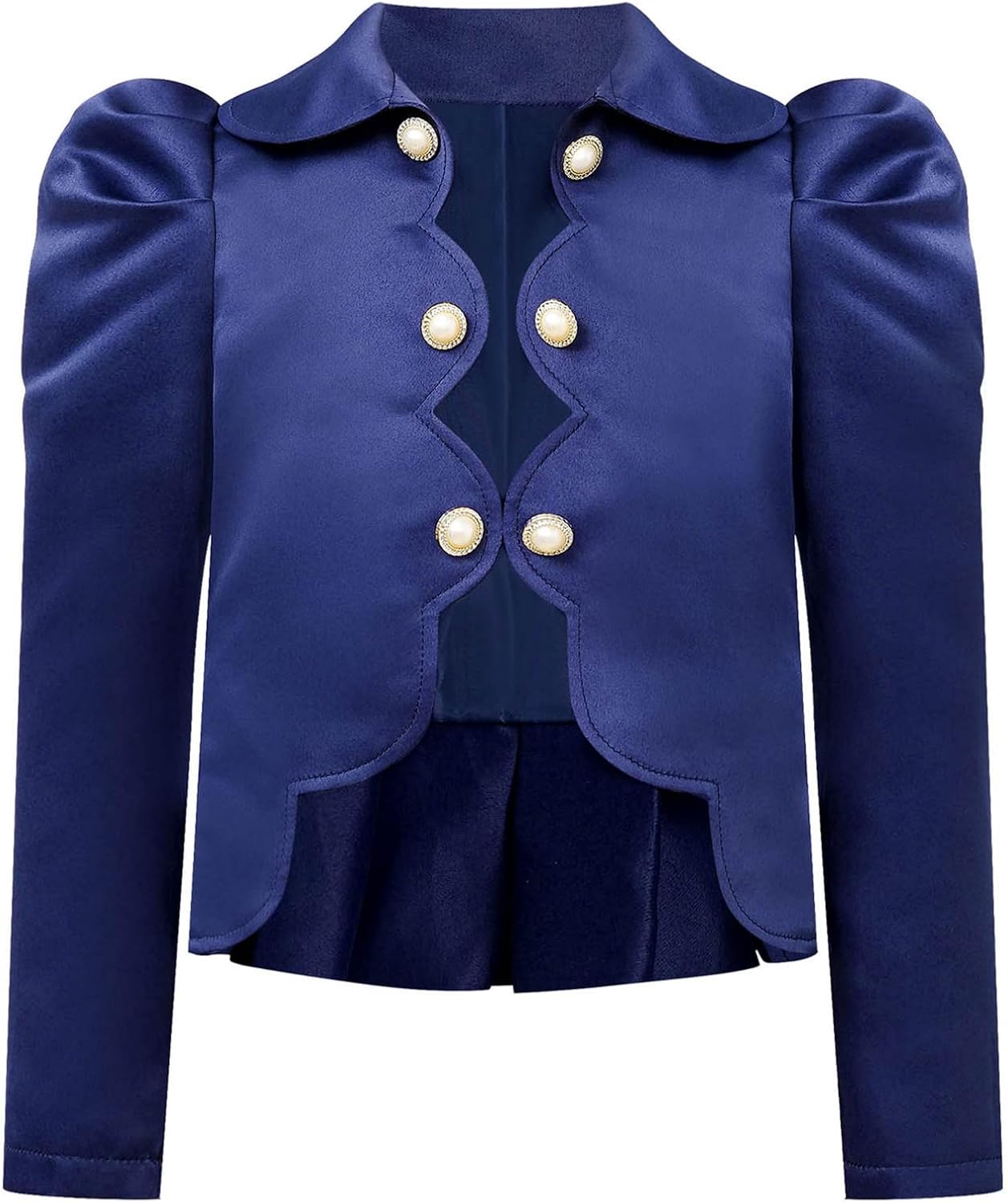 ranrann Kids Girls Long Sleeve Bolero Shrug Princess Flower Girl Communion Jacket Wedding Dress Coat