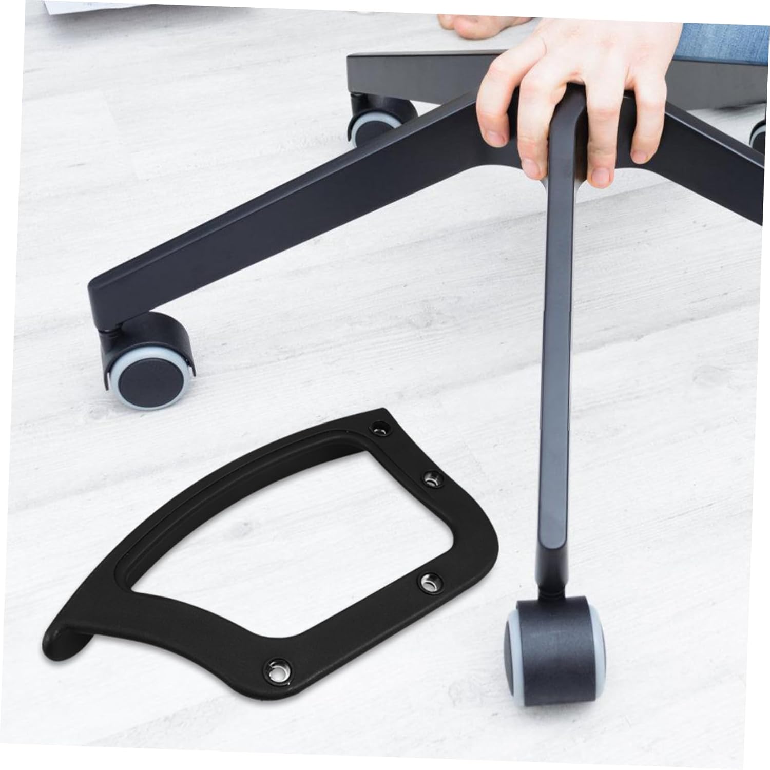 TEHAUX 1Pair Wear Resistant Chair Arm Rests Sturdy Armrests for Office Home Daily Use Chair Accessory Classic Chair Parts Enhance Comfort and Style