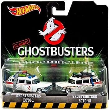 Hot Wheels, Classic Ghostbusters Ecto-1 and Ecto-1A Die-Cast Vehicle 2-Pack