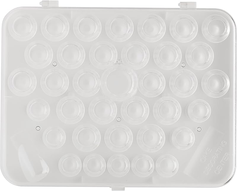 Ateco Tube Storage Box, 37-Compartments for Larger Decorating Tubes