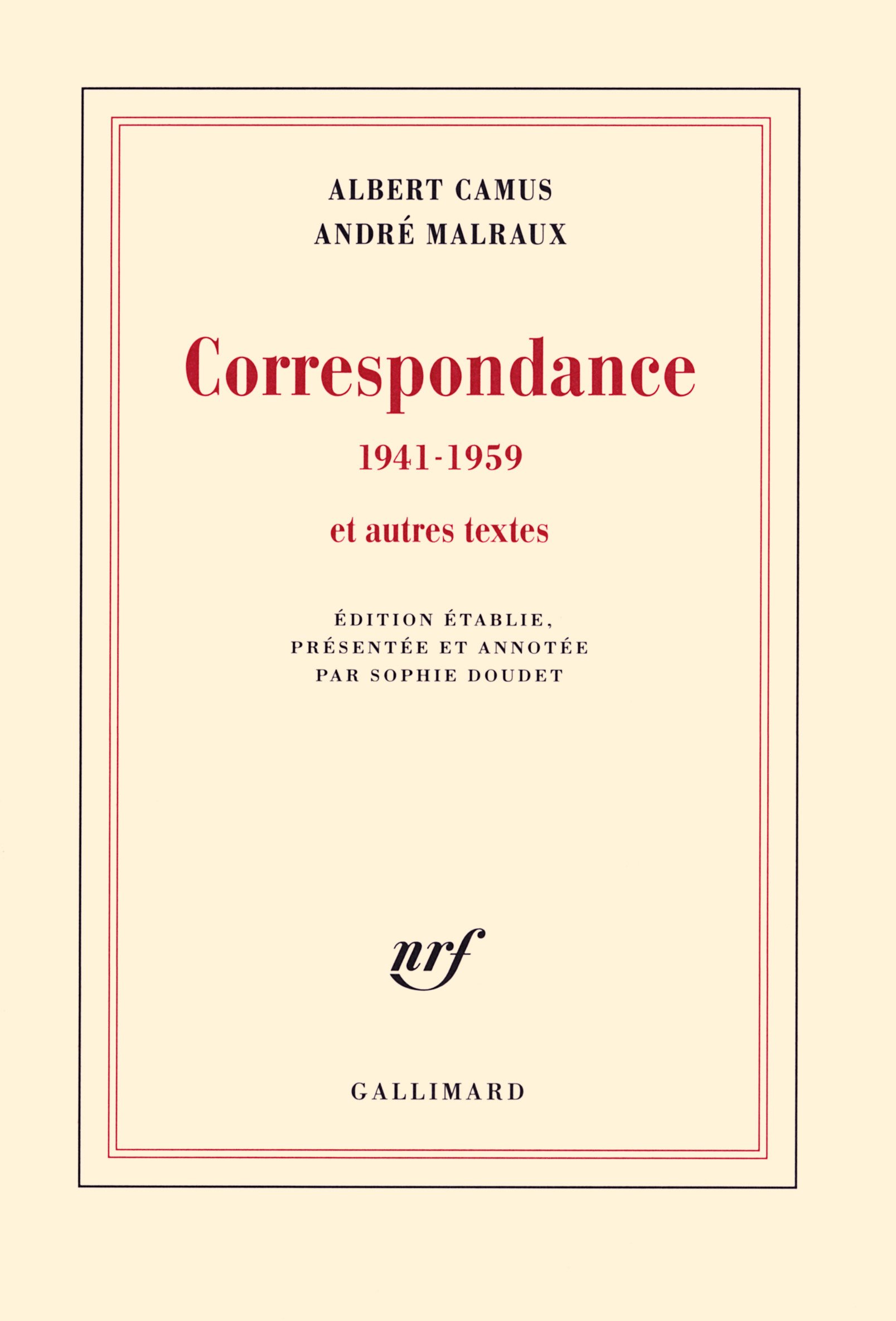 Correspondance 1941-1959