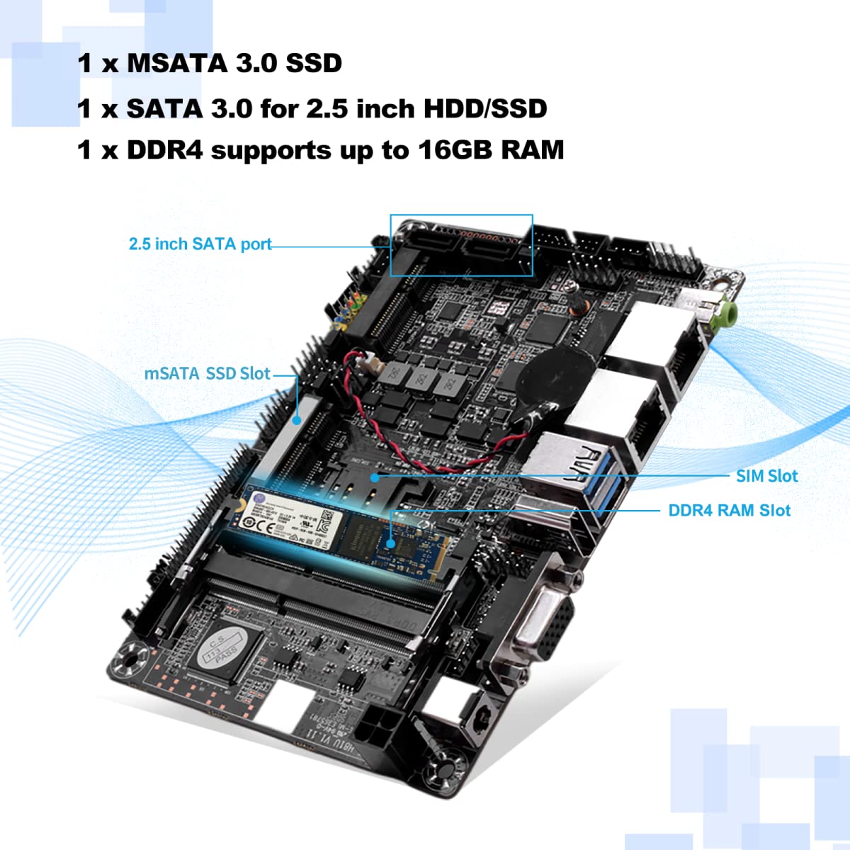 Mini PC Win 10 with J4125, Industrial Micro Desktop Computer