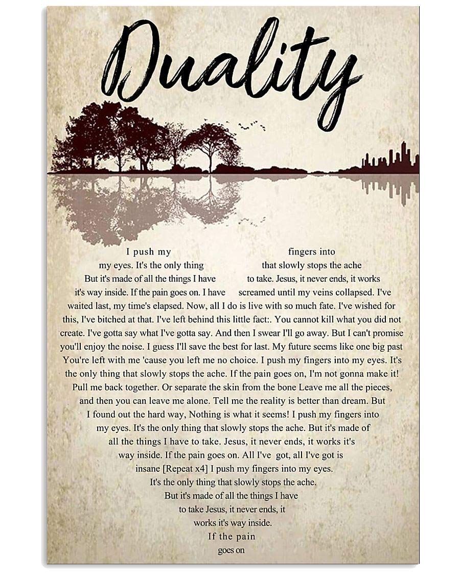 Amazon.com: #Slipknot Duality Lyrics Heart Song Poster No FramedGift for  Fan Love Posters : Hogar y Cocina