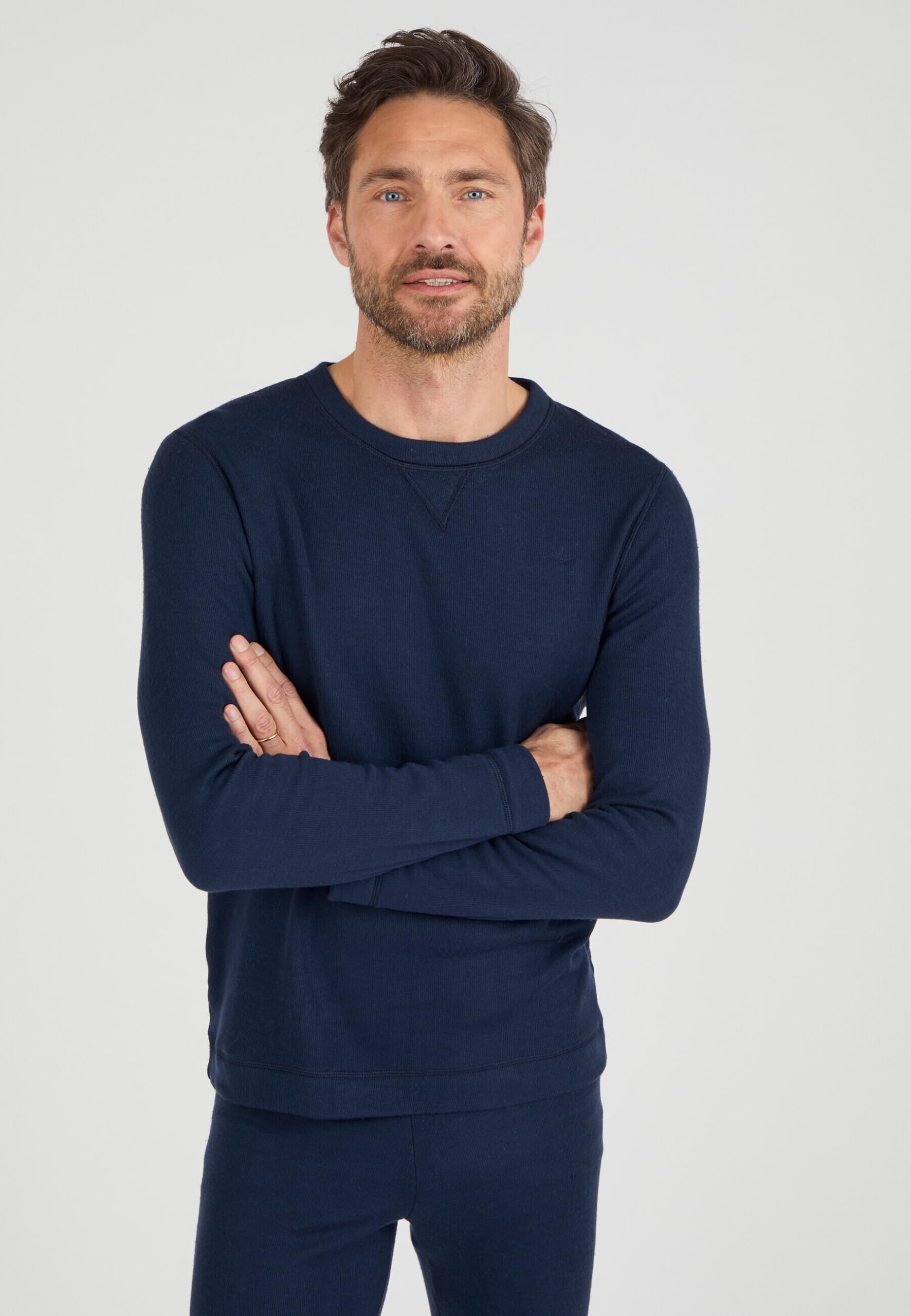 Damart - T-Shirt Thermolactyl Sensitive, Molleton, Uomo