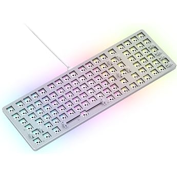 GLORIOUS GMMK 2 96% Barebones Customizable Keyboard Kit ANSI in White