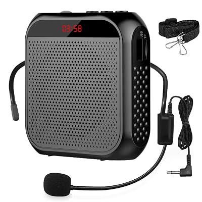 ZORBES® Voice Amplifier for Teachers - Microphone Headset Set 2200 mAh, with Headset Microphone Support TF Card/U Flash 