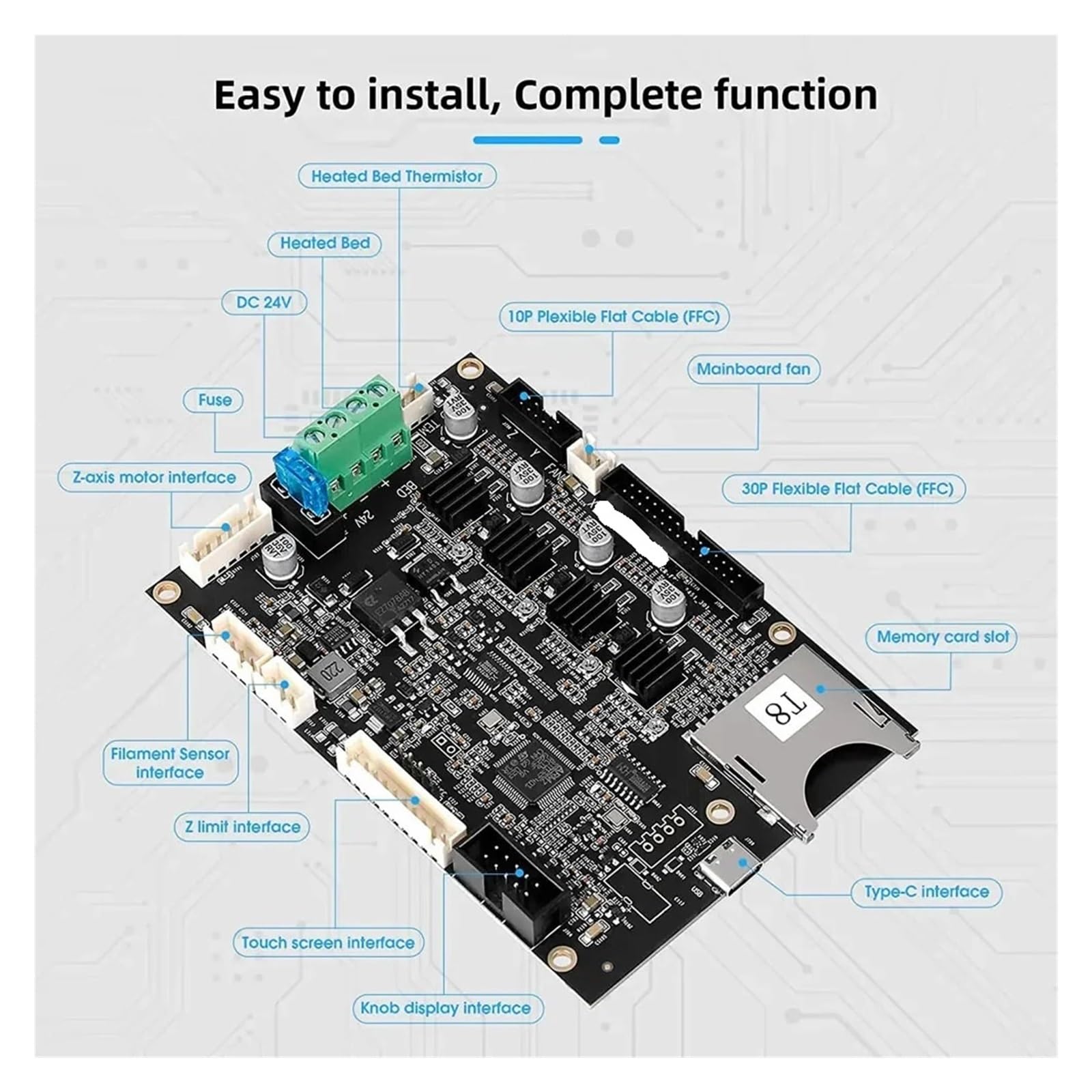 Compatible for Creality, carte mère Ender-3 S1 32 bits