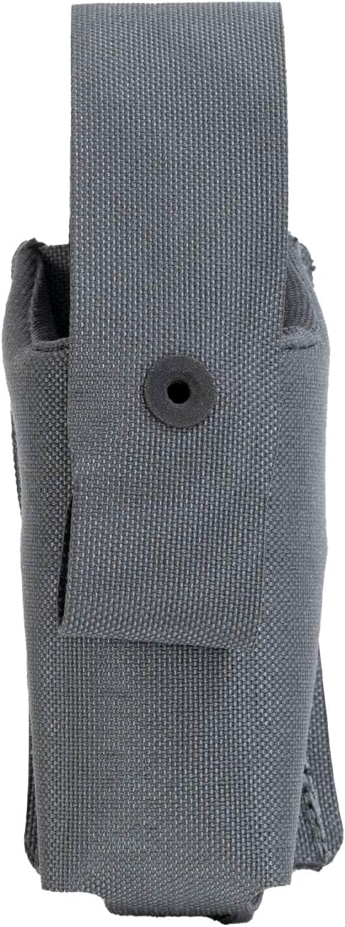 OC Spray Pouch, Laminate Material, MK3 Canister Compatible, MOLLE Attachment System, Tactical Holster with Snap Retention
