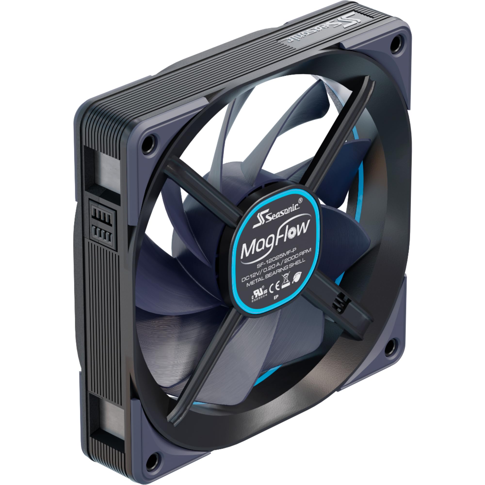 Seasonic Ventola MagFlow 1225PWM 3 Fan Kit