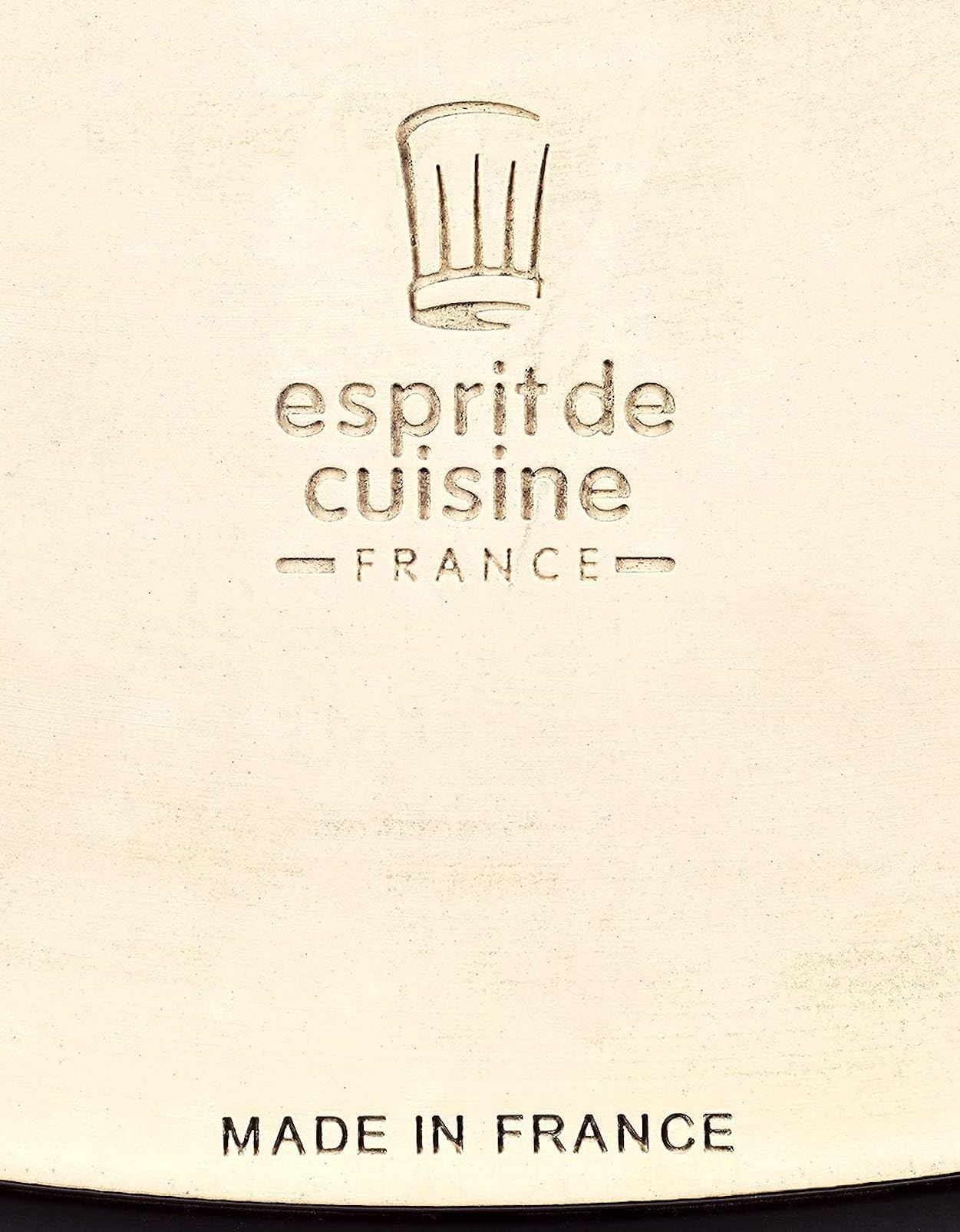 ESPRIT DE CUISINE - Moule À Cake Rectangulaire En Céramique - Poignées ergonomiques - Émail Résistant Aux Rayures - Démoulage & Lavage Facile - Made in France - 0,8L - 25x12x6cm Extérieur - Brique