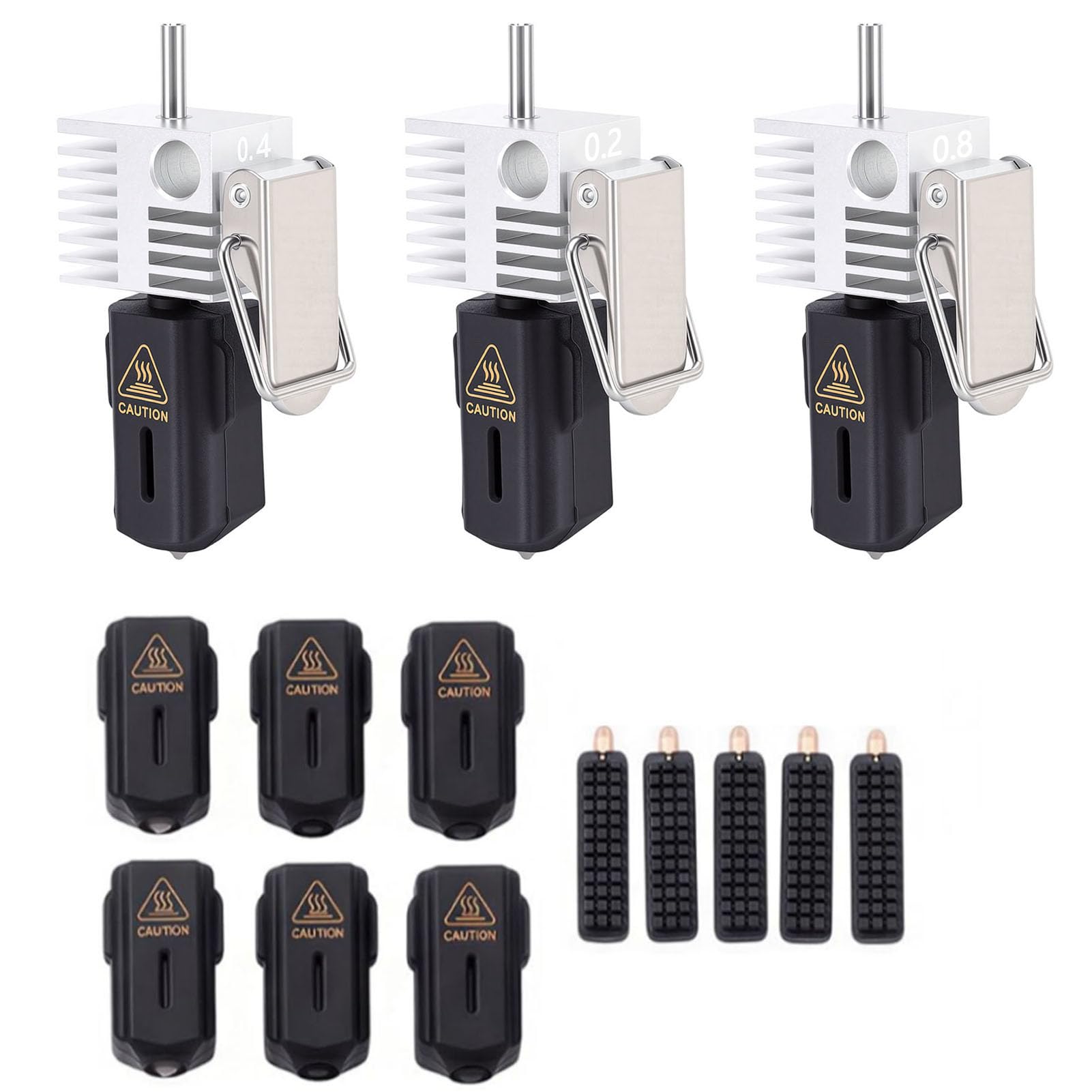 Asixxsix Kit Hotend D'imprimante 3D 0,4 Mm 0,6 Mm 0,8 pour Sparkx I7