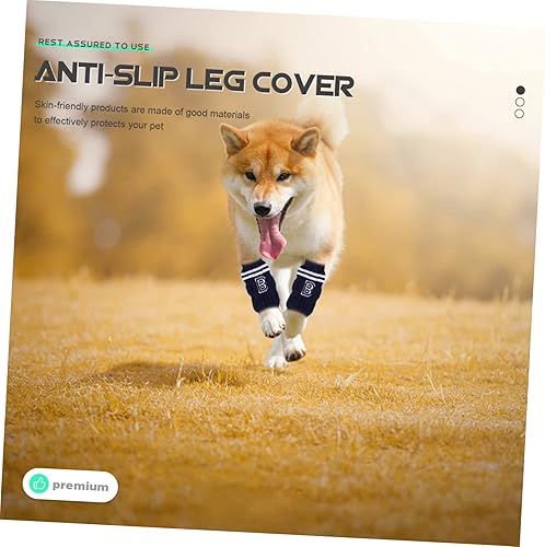 Miniatura 4 de POPETPOP Protectores de patas de perro, soporte para calcetines, 4 piezas, fundas decorativas para patas de perro, calcetines decorativos para