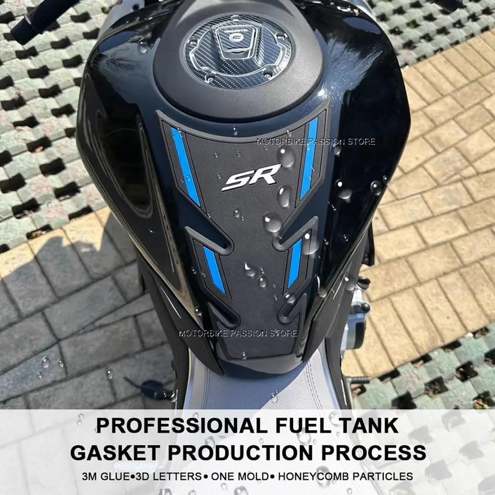 Motorcycle Accessories Fuel Oil Tank Pad Protector Stickers Gas Knee Grip Mat For CFMOTO 675SR-R 675sr-r (C)
