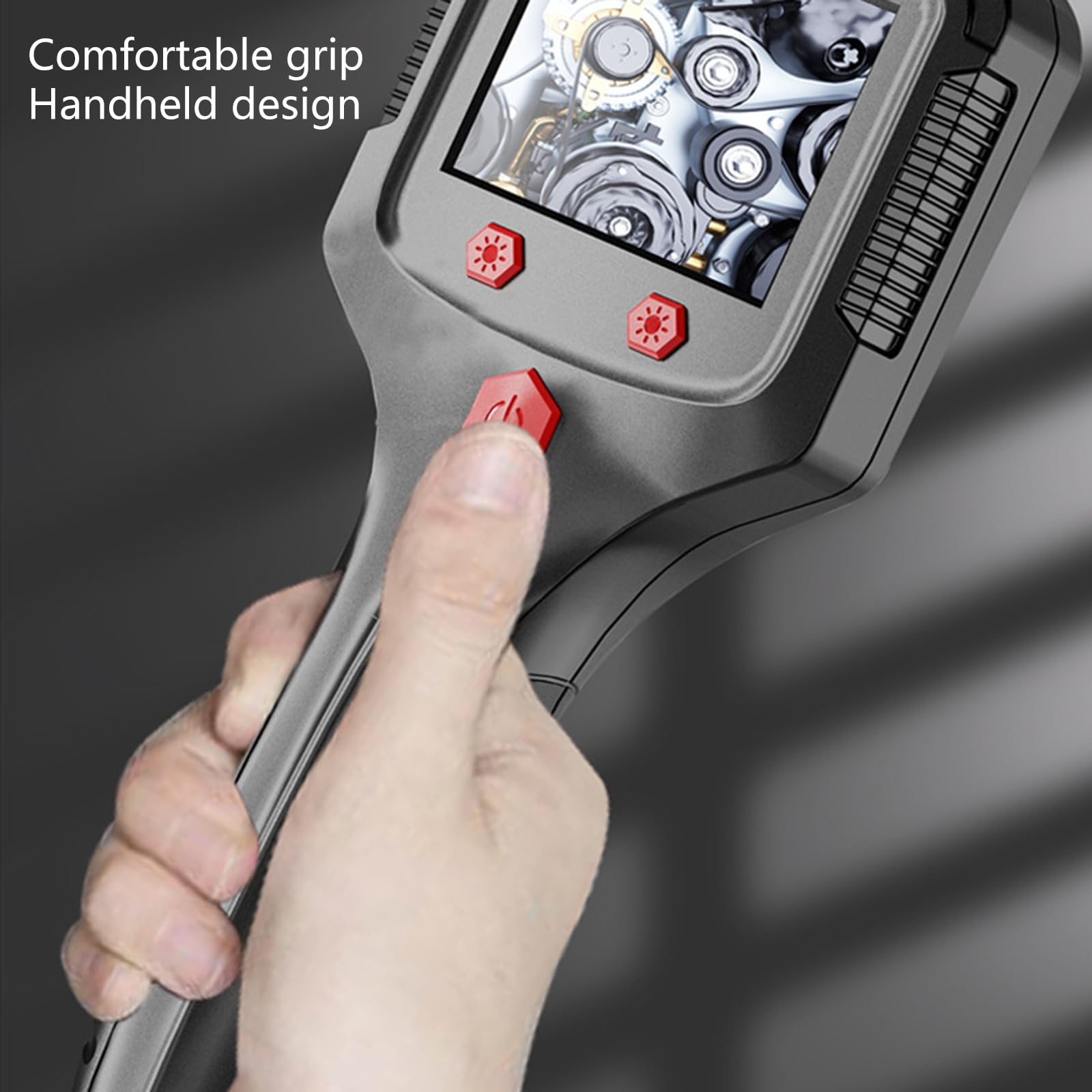 Compact Pipe Camera 8mm Flexible Probe Large Screen Endoscopic Camera Advanced Endoscope Long Cable for Industrial Use