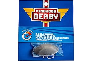 The Winning Edge: Pinewood Derby Tungsten Canopy Weight