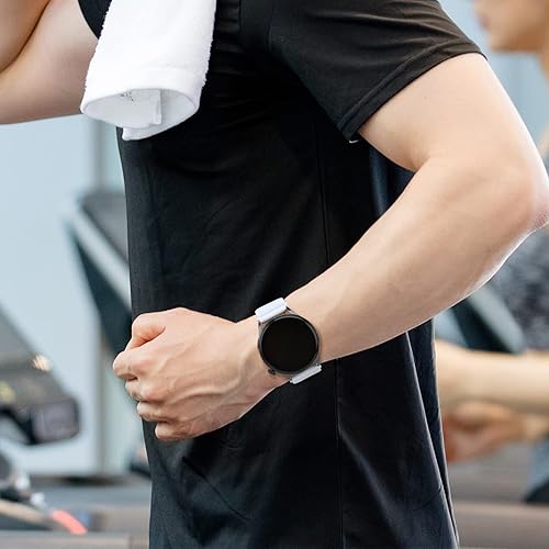 Miniatura 6 de Paquete de 3 correas elásticas de nailon compatibles con Fossil Gen 6 y 5E de 1.732 pulgadasGen 5 CarlyleGarrett Smart Watch, 0.866 pulgadas (0.866