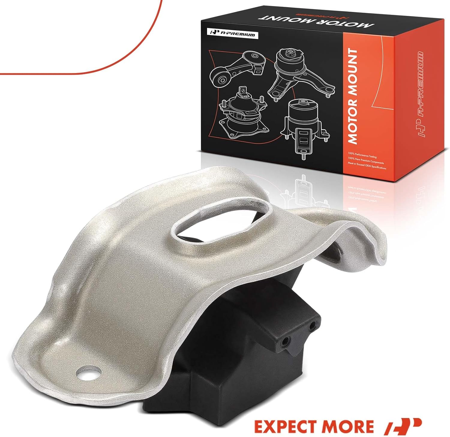 A-Premium Transmission Mount Compatible with Jaguar S Type 2000-2008, Vanden Plas 1998-2003, XJ8 XJR 1998-2003, XK 2007-2009, XK8 1997-2006, XKR 2000-2009 & Ford Thunderbird 2002-2005 & Lincoln LS