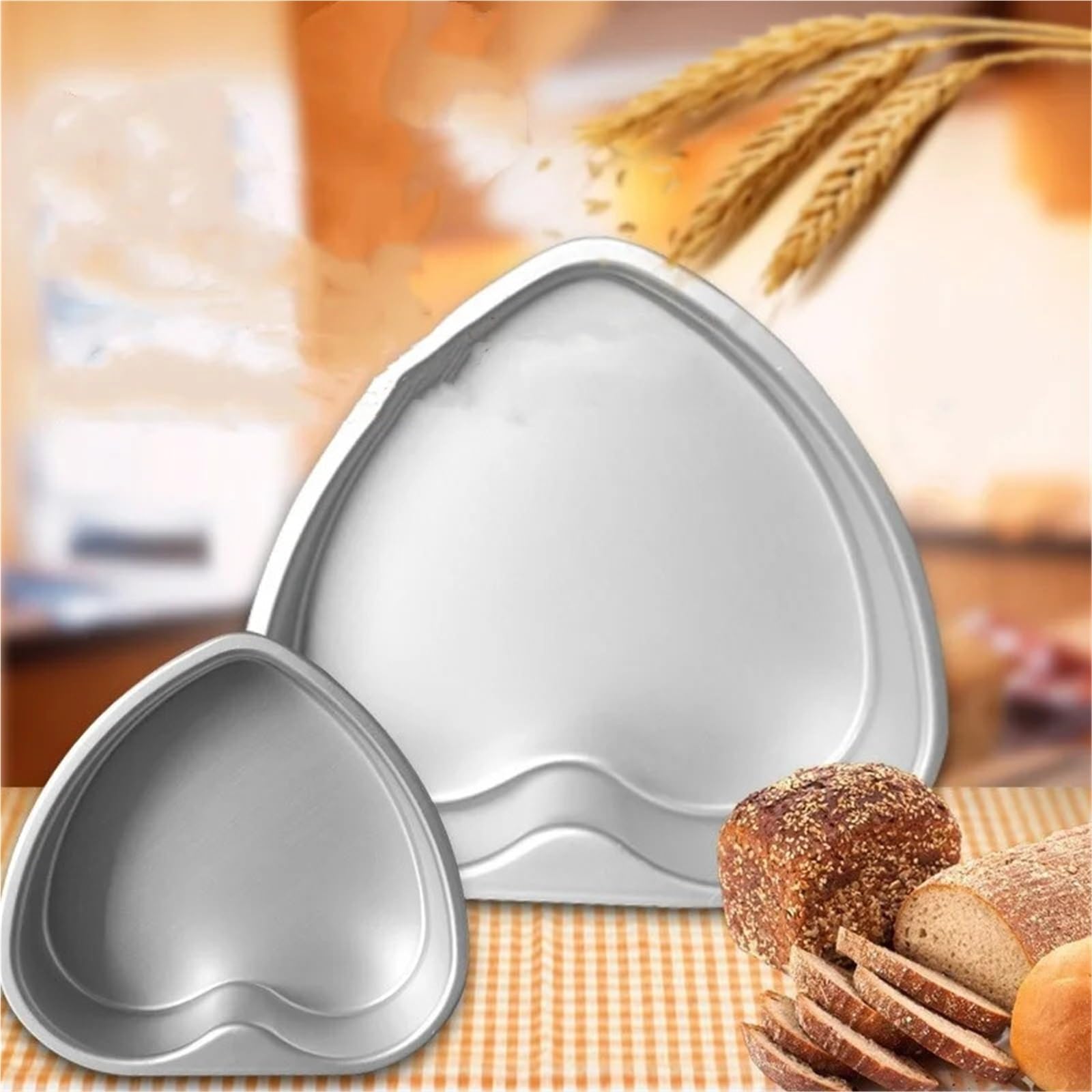 2 moules à gâteau en forme de cœur 25,4 cm pour Créer des Gâteaux