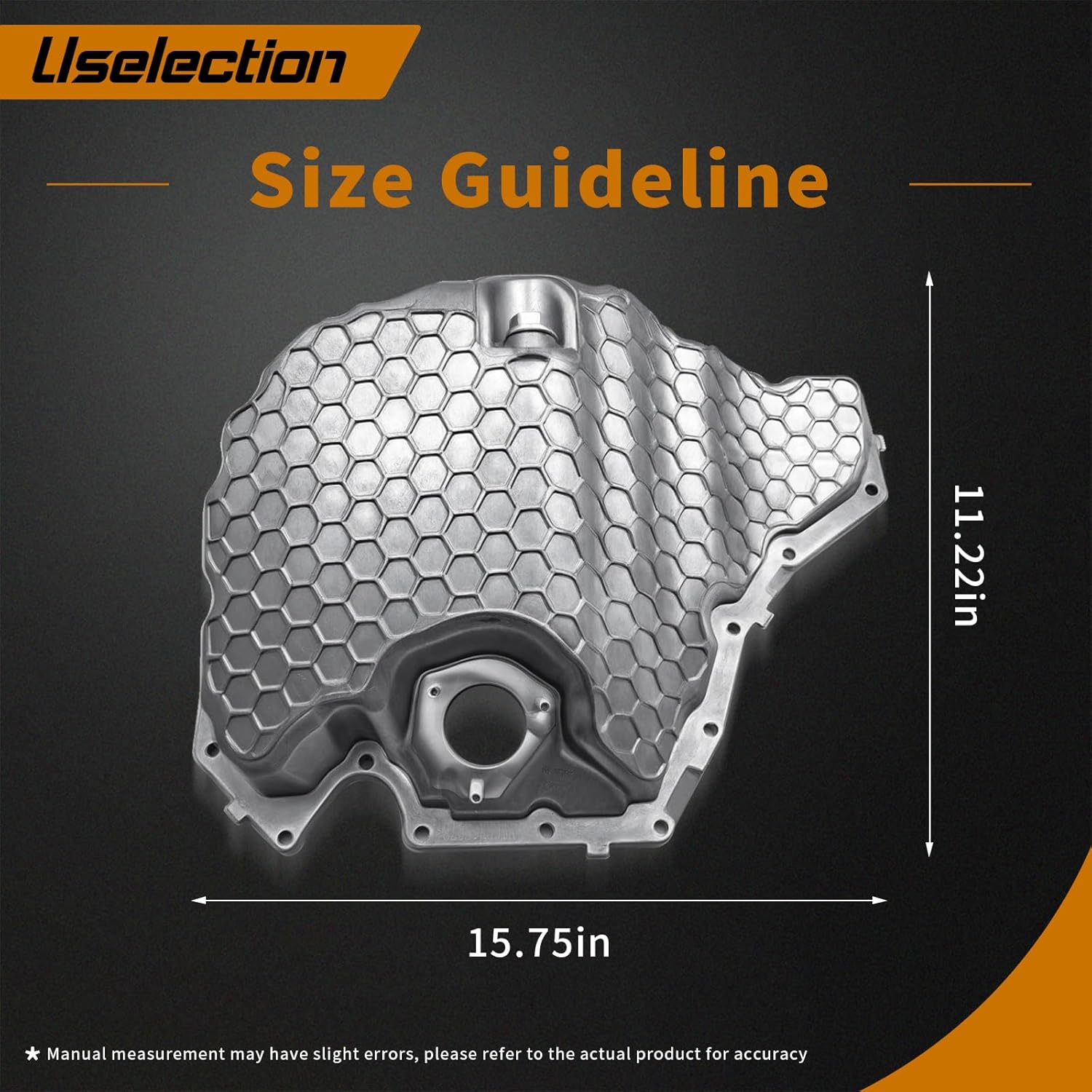 06L103600F Lower Engine Oil Pan Sump Compatible with Audi A4 2014-2015, Q5 2013-2016, A5 2014, A6/A6 Quattro 2016-2017, 1.8L 2.0L, Replaces 06L103598AG 06L103598F