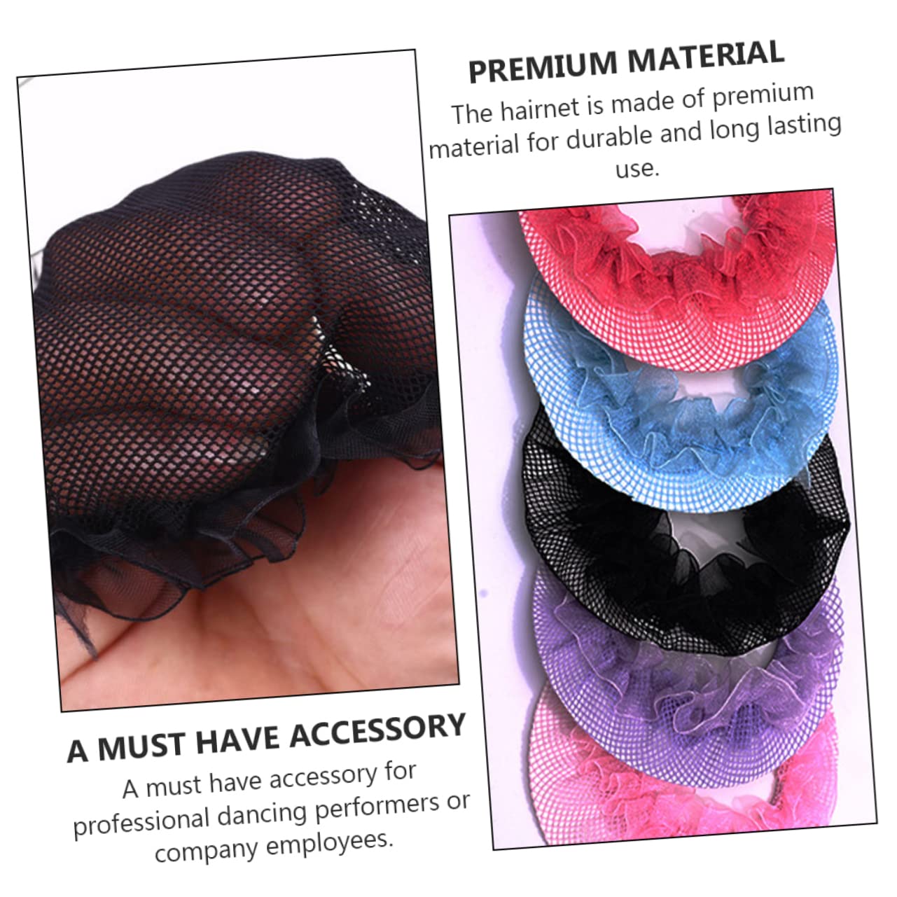 FRCOLOR 30piezas Cabello Elástica para Mujer para Bailarinas y Deportes Accesorio Práctico Que Mantiene El Peinado Ordenado