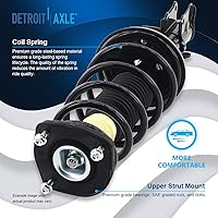 Vista 1184 de Detroit Axle - Kit de suspensión delantera de 10 piezas para Chevy Aveo Aveo5 Pontiac G3 Wave 2 Ready Struts Assembly 2 Enlaces de barra