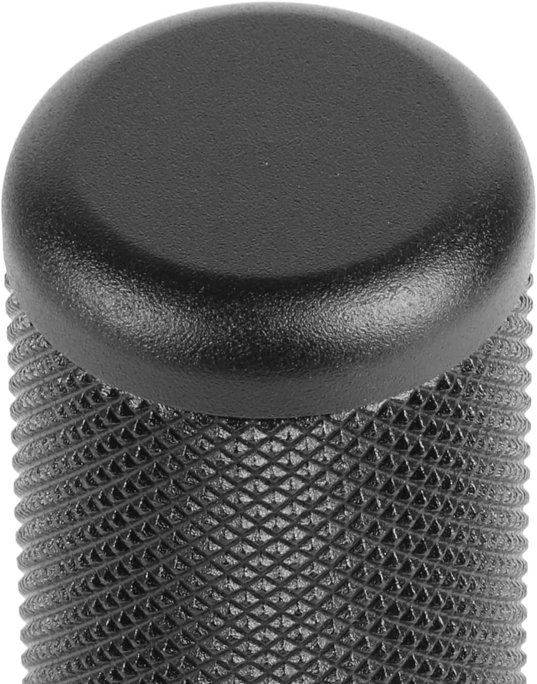 NRG Innovations SK-800BK Universal Aluminum Knurl Hidden Gem Short Shift Knob with Thread Adapters, 33mm OD x 120mm H, Black