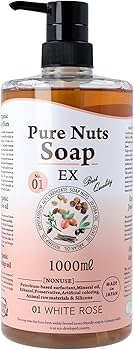 Amazon | ナチュラセラ ピュアナッツソープEX ホワイトローズ 1L