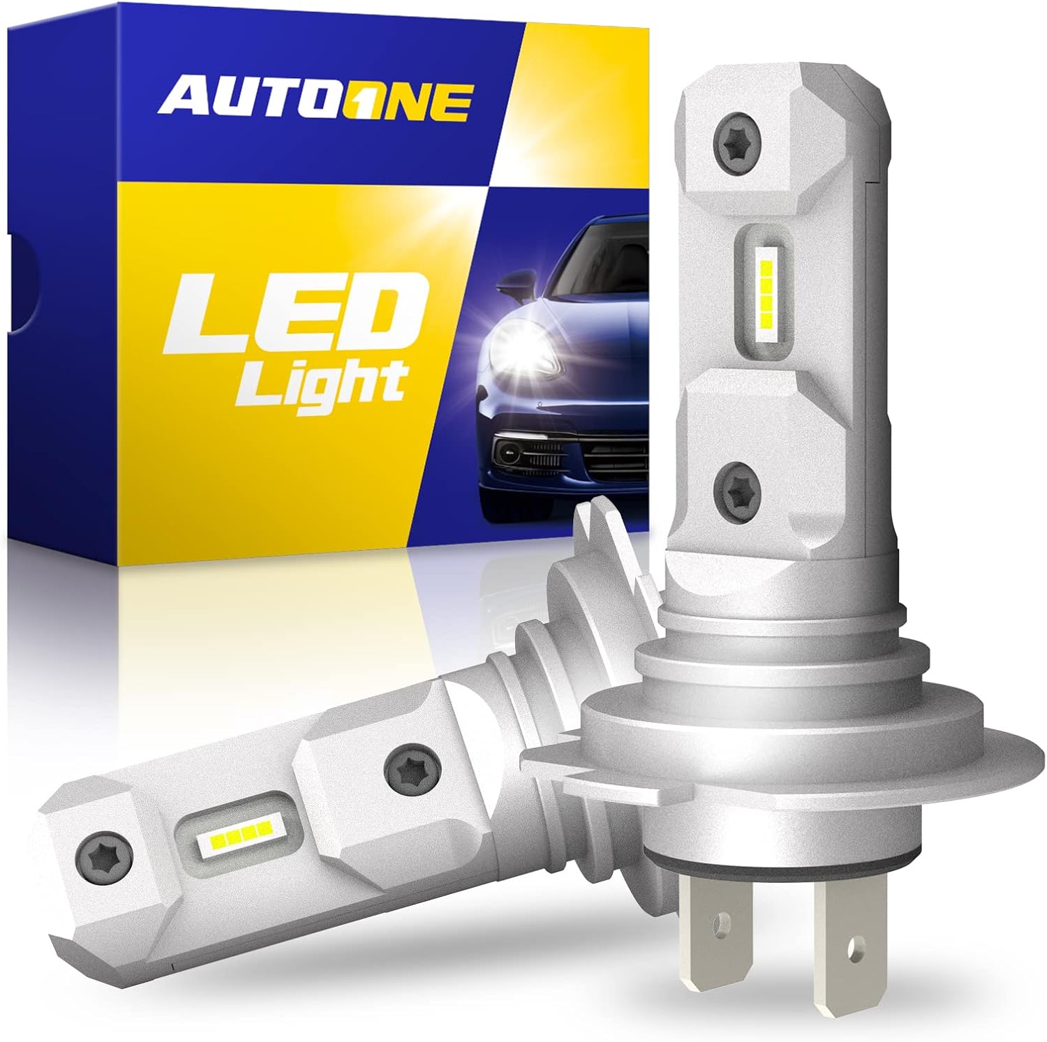 AUTOONE H7 LED Headlight Bulb, Super Bright Headlight Bulbs