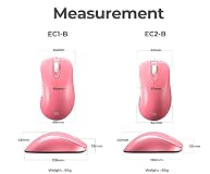 BenQ ZOWIE S2 DIVINA Pink Ergonomic Gaming Mouse for Esports (Small)