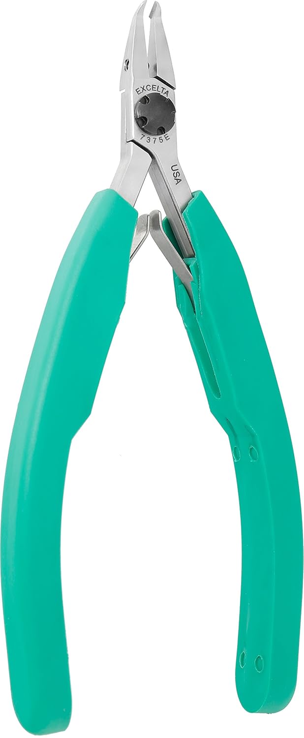Excelta - 7282E - Cutters - Angulated Head - Five Star - Carbon Steel - Blade Length.22" (5.5mm), 0.25" Height, 0.42" Wide, 5" Length