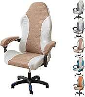 Vista 9 de Fundas para sillas de videojuegos, fundas para sillas de oficina y escritorio con fundas para reposabrazos, protector de silla de computadora