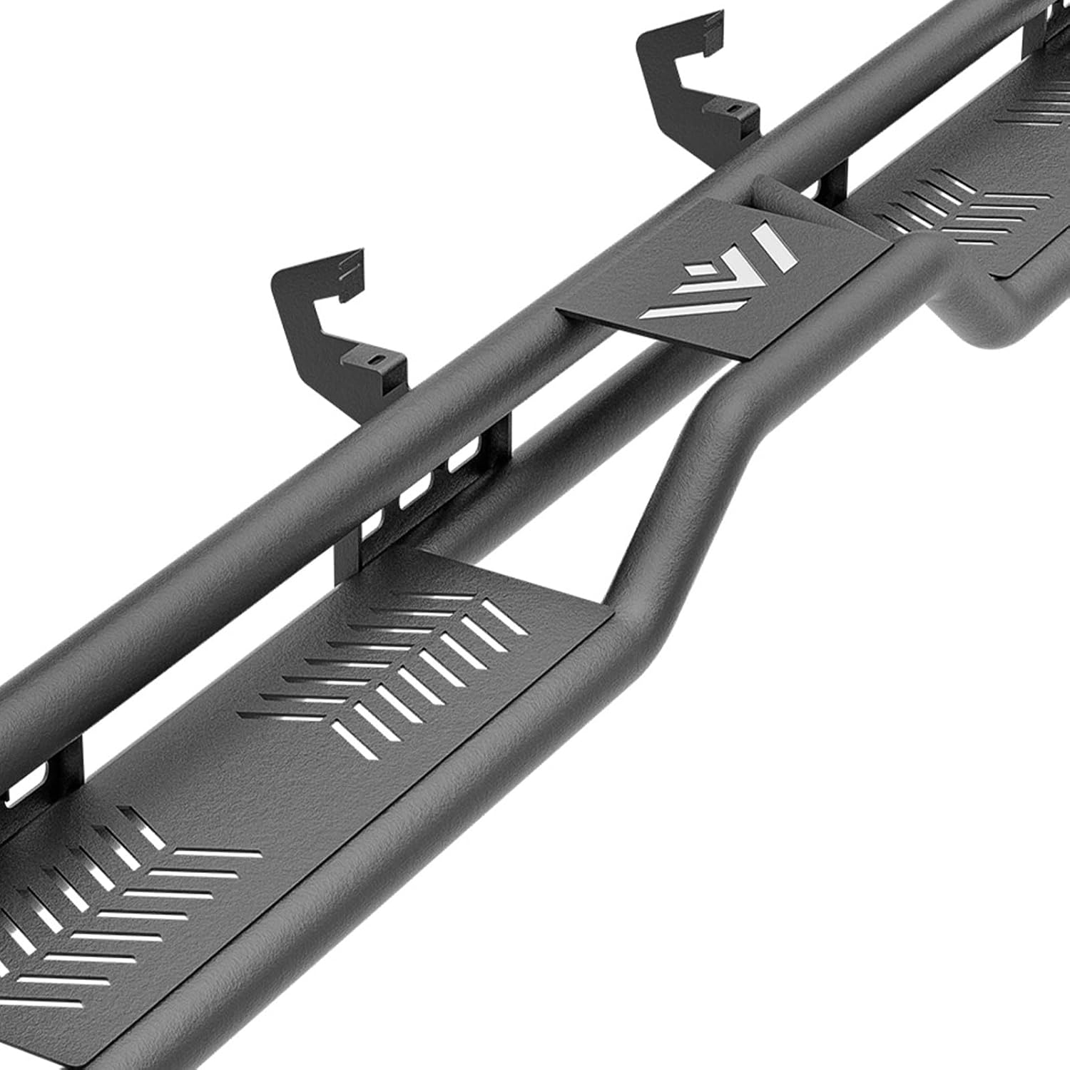 YZONA Crew Cab Running Boards,Two Raised Step Compatible with 2019-2026 Chevy Silverado & GMC Sierra 1500, 2020-2026 Chevrolet Silverado/GMC Sierra 2500 3500 HD Side Step (Excl 2019 1500 LD/Limited)