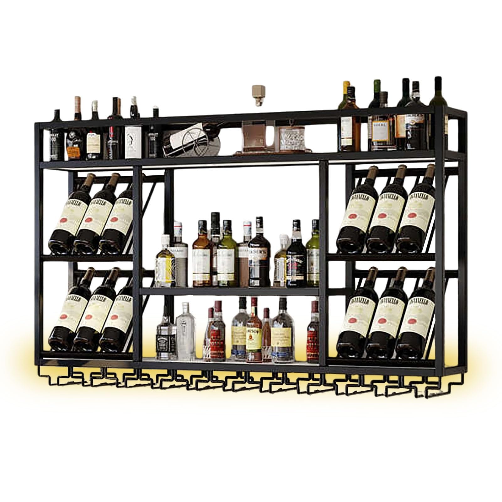 Étagère à liqueur murale pour organiser vos bouteilles avec style