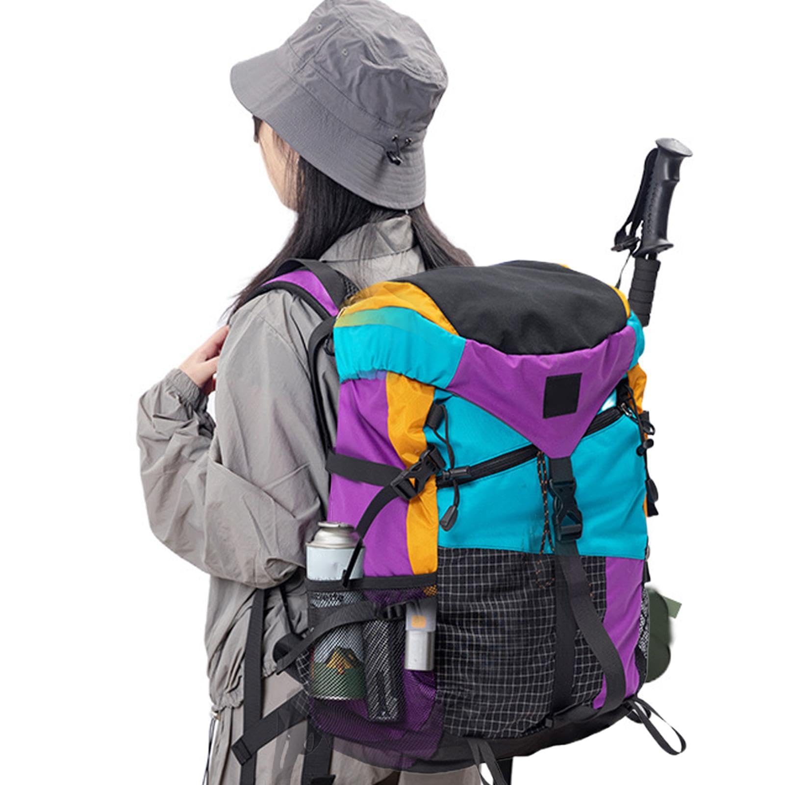 Plecak podróżny, lekka torba kempingowa, plecak nylonowy o dużej pojemności, lekka torba turystyczna, duży plecak outdoorowy, plecak turystyczny, akcesoria outdoorowe dla dzieci i dorosłych, mężczyzn