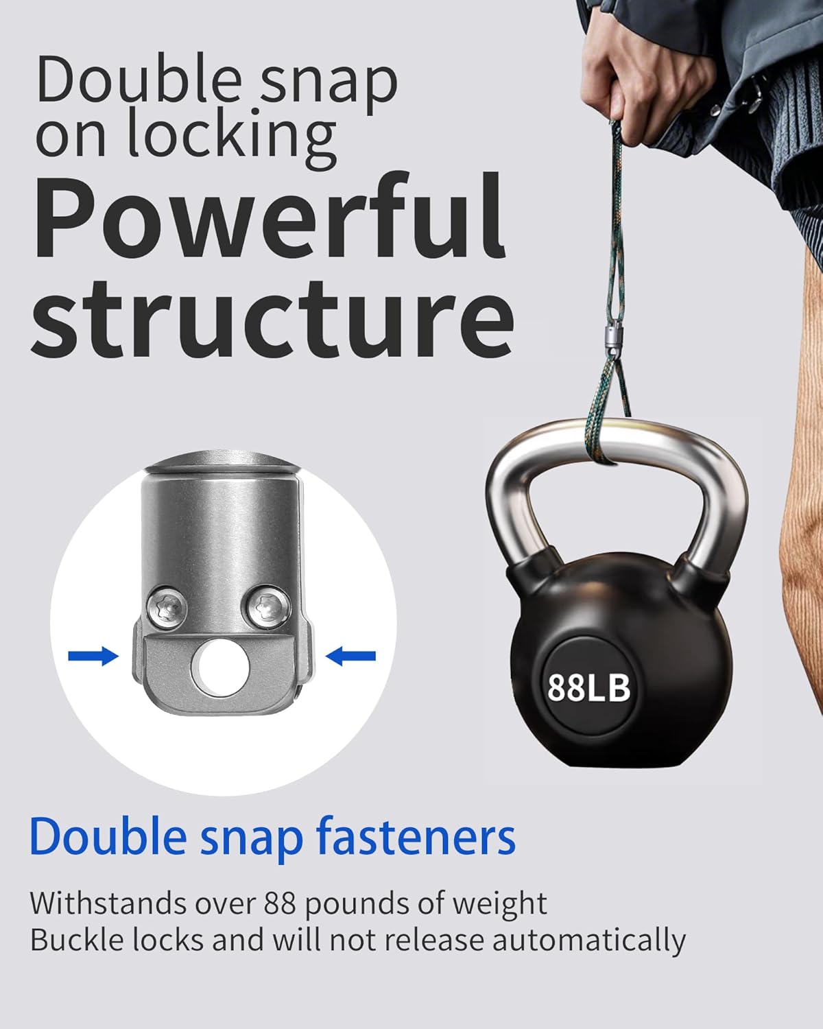 Titanium EDC Multitool with Magnetic Quick Release Keychain