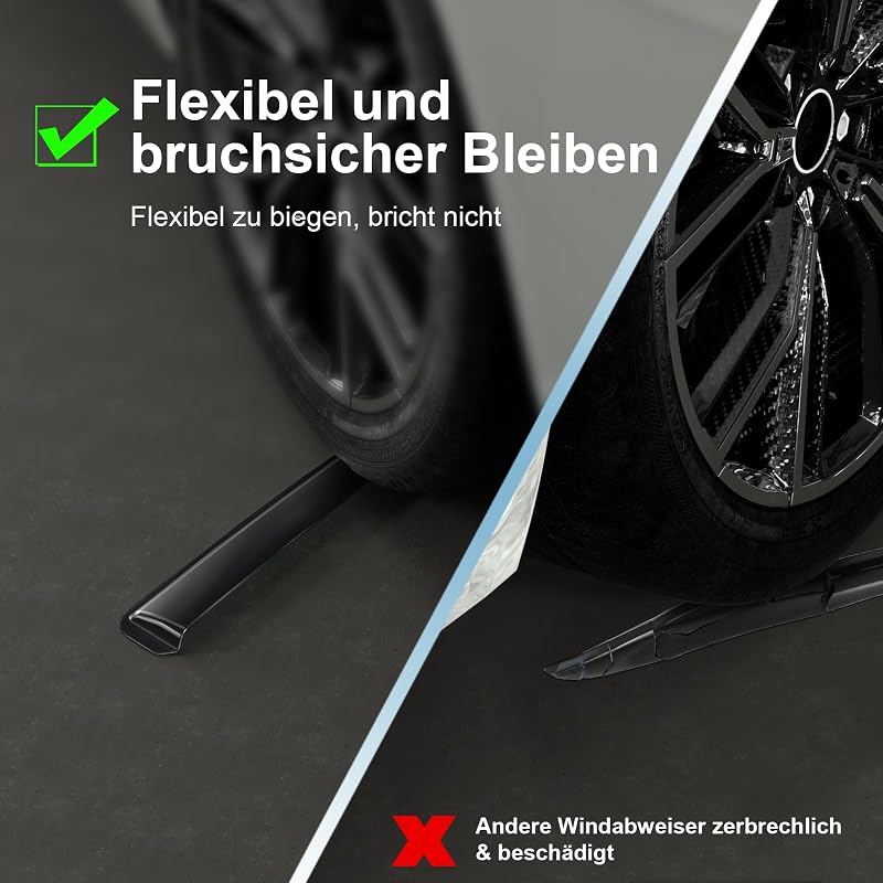 GEARMONSTER Volkswagen T5 T6 Ablakcsatornák Szélvédő Esővédő 2db Fekete