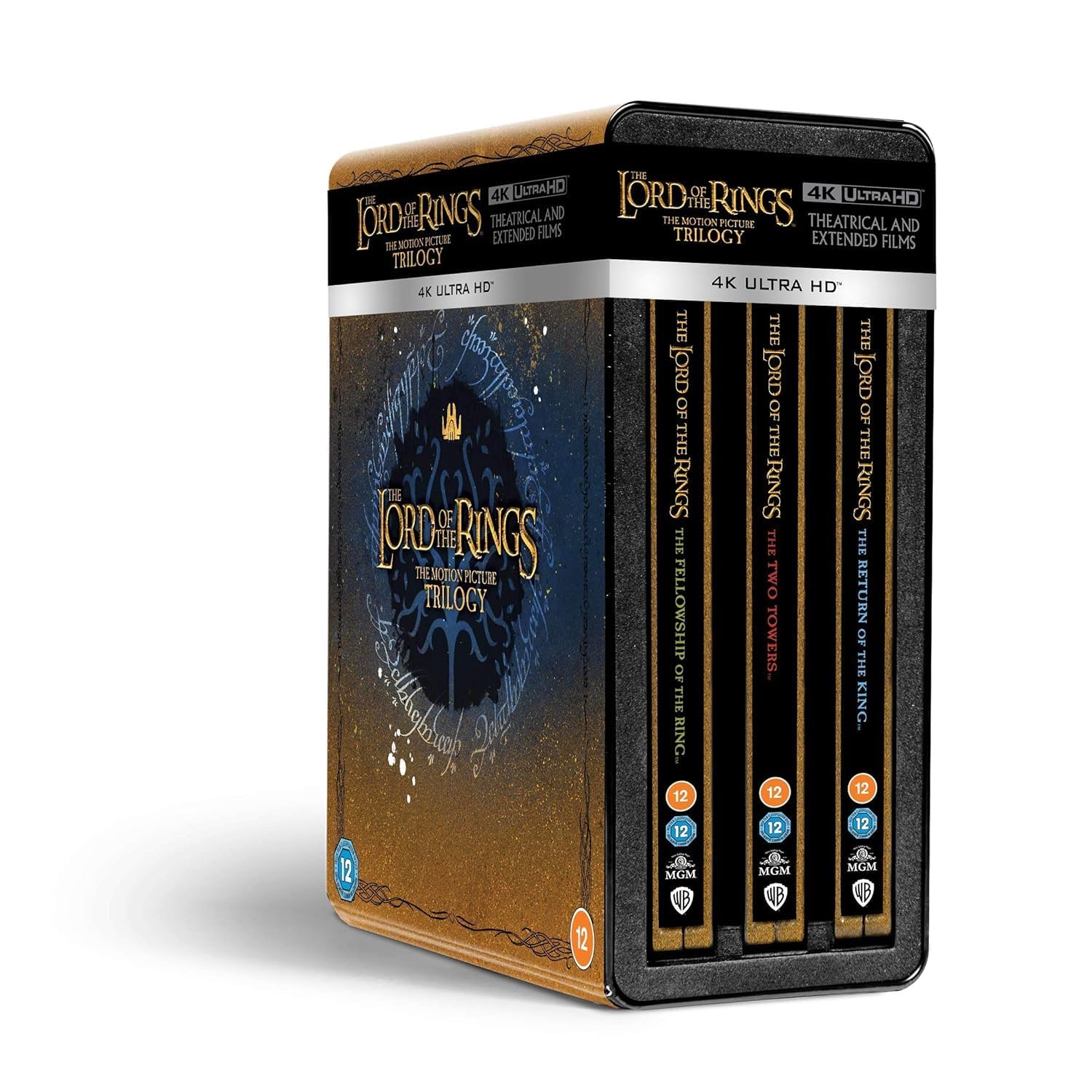 Middle Earth Complete Steelbook Collection (The Lord of the Rings + The Hobbit: The Motion Picture Trilogy) - 15-Disc Box Set / Limited Collectior's Edition [4K UHD] [Region Free]