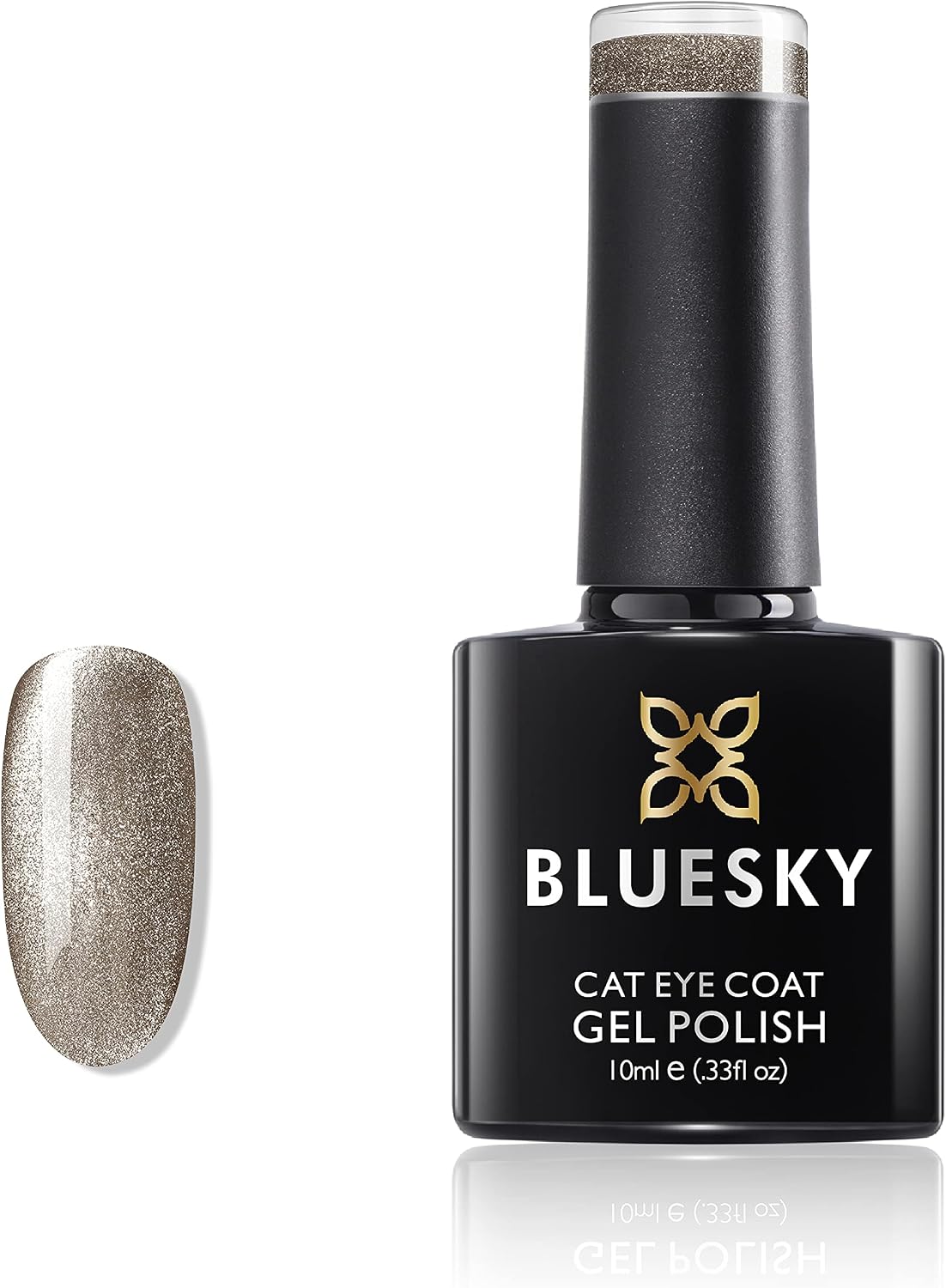 Bluesky 5D Cat Eye Gel Nail Polish Magnetic Nail Art Marilyns Diamonds SW03 Silver Glitter 10ml, Marilyn's Diamonds, SW03