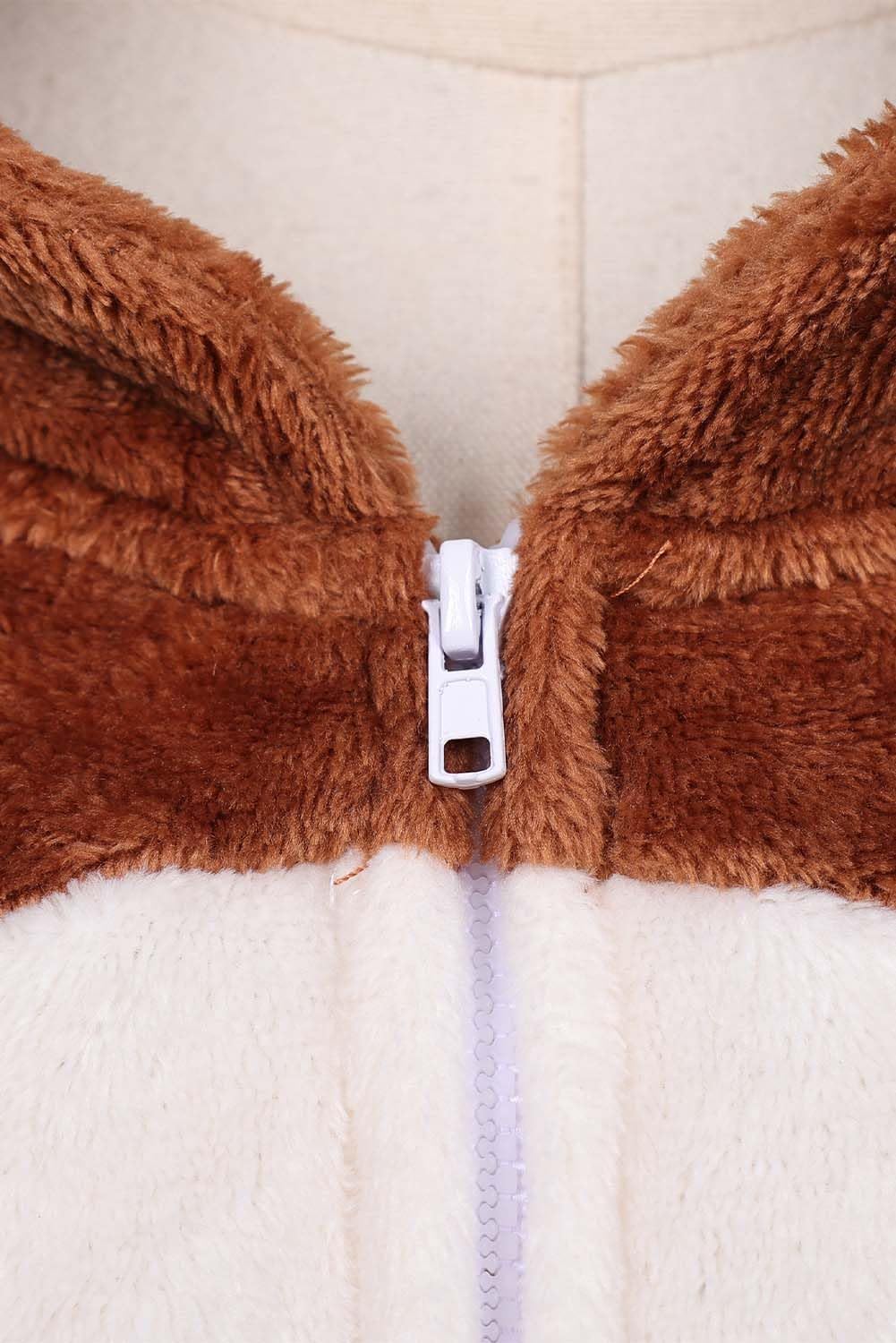 Kids Reindeer Onesie Pajamas, Flannel Deer Christmas Halloween Cosplay Costumes for Girls Boys 4-10Y - Image 4