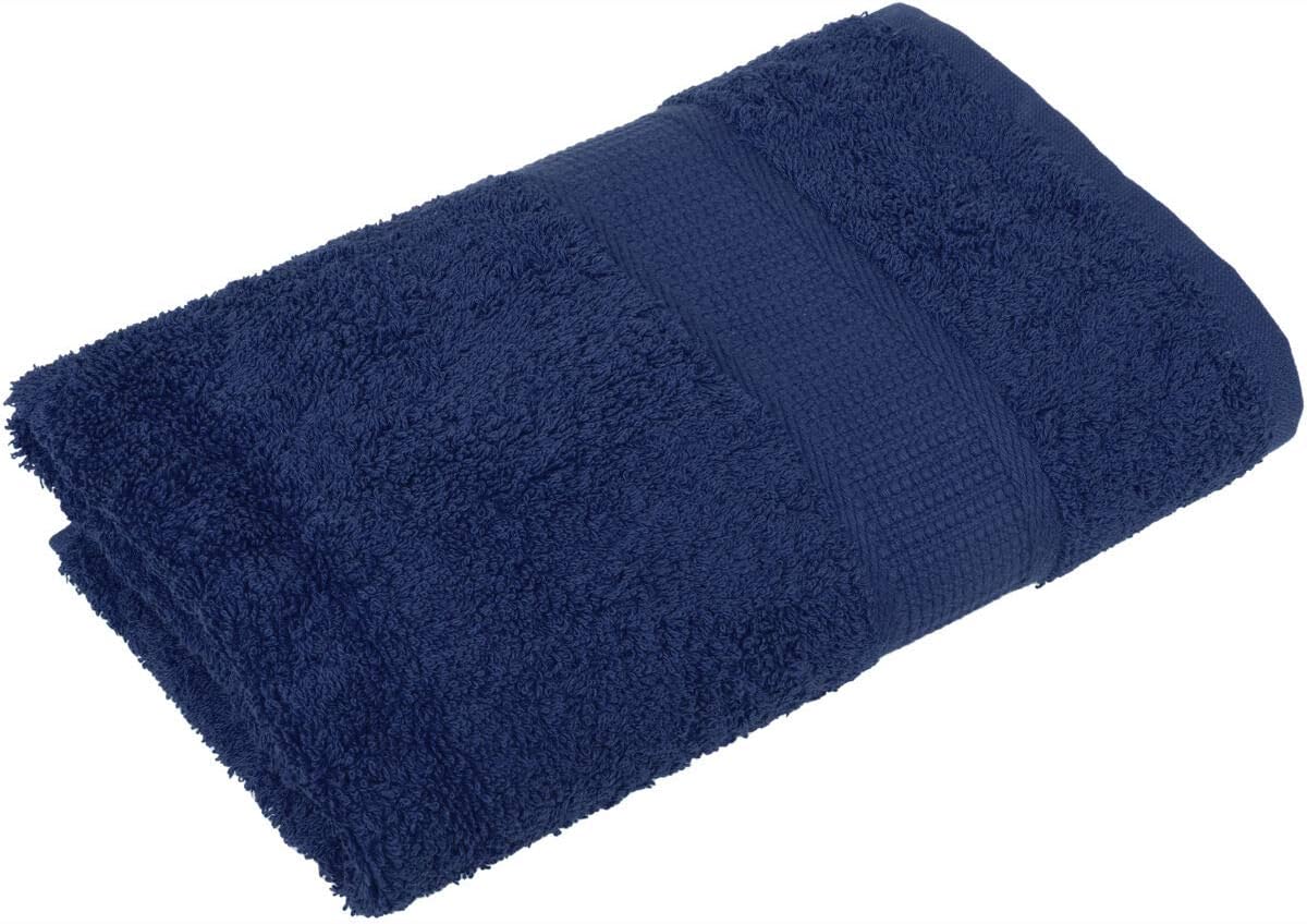 Extra Large Oversized Bath Towels - Navy Blue, 100% Cotton Turkish Towels for Hotel and Spa, Maximum Softness and Absorbency Bath Sheet, Heavy Weight 900 Grams 32 Ounces (Large 35 by 70 Inch) (Pack 4)