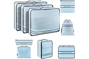 Ougrand 9 Set Packing Cubes for Space Saving Travel
