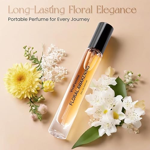 Miniatura 4 de VivaFemme Eau de Parfum en aerosol floral para mujer, fragancia de larga duración, tamaño de viaje, perfecto para cualquier ocasión, feromonas,